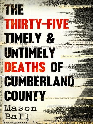 cover image of Thirty-Five Timely &amp; Untimely Deaths of Cumberland County